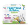 Fingerfocus Highlighters: Set Of 6 Wearable Rings Small Group Kit