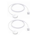 Killer Deals Fast Magnetic Charger For Apple Watch- White- X 2 Pack Combo