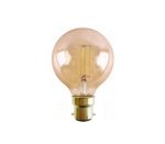 Synerji LED Filament Round Vintage Amber Bc G80 4W