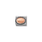 Composable Classic Link Rock Crystal With Rose Gold Leaf