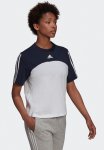 Adidas Performance Cbt Perfomance Short Sleeve Tee - Navy & White