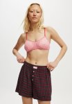 Cotton On Flannel Boyfriend Boxer Short - Chrissy Check red