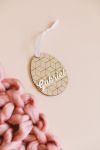 Wooden Easter Tag - Diamond Design