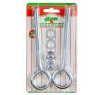 Eye-bolt+nut Galv 150 X10.0MM 2PCE Marketplace Brits Bros