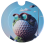 Crazy Frog Golf Ball With Goggles Licence Disk Holder