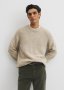 Merino Wool Nep Crew Neck Knit