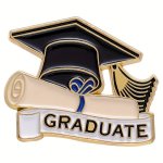 Cute Graduation Cap Brooch Pin - Perfect Lapel Pin Badge For Clothing Bags Backpacks And Jackets - Ideal Souvenir Gift For Frien