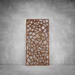 Laser Cut Screen - Design 101 - 2900 X 1400 X 20 Rust Coat Indoor