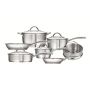 11 Piece Stainless Steel Cookware Set Lifetime Guarantee