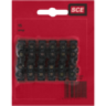 SCE 6-WAY Black Terminal Strips 15A 12MM 2-PACK