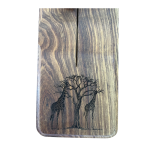 Stainless-steel Biltong Cutter With Wooden Block - Giraffe