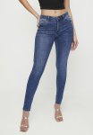 Sissy Boy Arlo: Mid-waist Skinny With Back Pocket Embroidery - Med Vintage