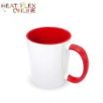 Sublimation White & Red Mug