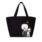 IKON Hearts Shopper -black