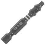 Tork Craft Power Bit Impact Square Recess NO.2 X 50MM Bulk SQ2