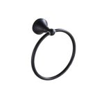 B Series - Towel Ring Blackened Brass
