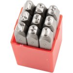 9PC Number Punch Stamp Set Positive Indent 0 To 9 6.0MM KEN5606050K