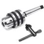 Kpore MT2 Morse Taper Drill Chuck 1/2" Capacity Fits Drill Press Lathe & Mill Holds Bits Up To 16MM JT33 Mount Includes Key & Compatible With