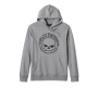 Harley-davidson Men’s Willie G Skull Pullover Fleece Hoodie – Gray