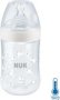 Nuk Nature Sense Temperature Control Bottle 260ML 6 Months And Older Bubbles