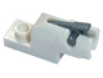 Parts Projectile Launcher 1 X 2 White MINI Blaster Shooter With Dark Bluish Gray Trigger 15403 15392 15403C01