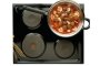 Defy DHD332 Slimline Solid Plate Hob in Black