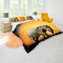 Elephant In The Sun Duvet Cover Set Queen