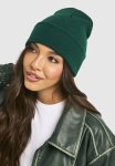 Knitted Beanie - Bottle Green