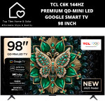 TCL C6K 144HZ Premium Qd-mini LED Smart Google Tv - 98 Inch