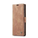For Samsung Galaxy S22 Ultra 5G Caseme 013 Multifunctional Leather Phone Case Brown