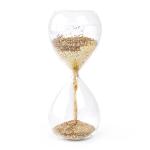 Goldair Gold Glitter Hourglass 16CM