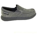Men's Sanu Casual - Black Washed Denim - UK10.5