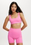 Cotton On Reform Rib Crop - Pink Icing