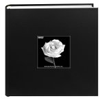 Pioneer Photo Albums DA-200SF BLK 200 Pocket Sewn Leatherette Frame Cover Photo Album 4 By 6-INCH Black