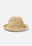 Cotton On Kids Crochet Bucket Hat - Natural daisies