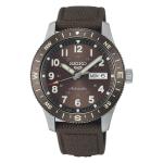 Seiko 5 Sports Field Automatic Watch Brown Dial Nylon Strap