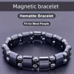 Magnetic Hematite Bracelet Adjustable Design Magnetic Bracelet Fit For Most People