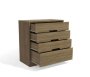 Castillo Chest Of 4 Drawers -walnut