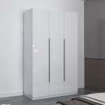 3 Door High Gloss Wardrobe