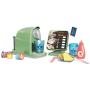 Pretend & Play Coffee Maker & Breakfast Set With Sound - Green