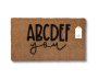 Matnifique Coir Design Doormat - Abcdef You 700 X 400 X 14MM