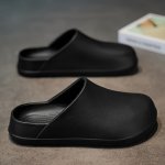 Unisex Solid Colour Clogs Casual Slippers Comfy Non Slip Durable Eva Slippers For Men's & Women's Indoor Outdoor Activities