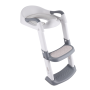Toddler Toilet Seat Kids Potty Training Seat With Adjustable Steps - Grey