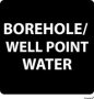 Abs Sign - Borehole/wellpoint 150 X 150MM - With Screws