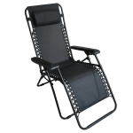 Afritrail Deluxe Lounger Folding Relax Chair - 120KG - Grey