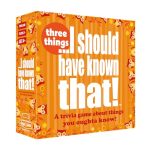 I Should Have Known That -three Things Trivia Game