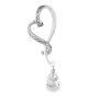 Silver Flower Pendant PE-443