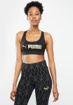 Puma Mid Impact Fit Bra - Black metallic