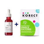 La Roche-posay 0.3% Retinol + Vitamin B3 Serum 30ML + Hydrocare Pimple Patches Bundle