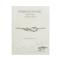 Ellie Mommy & Baby Bracelet / Sterling Silver On Silk